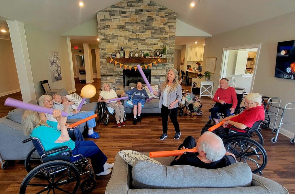 Residential assisted living community room