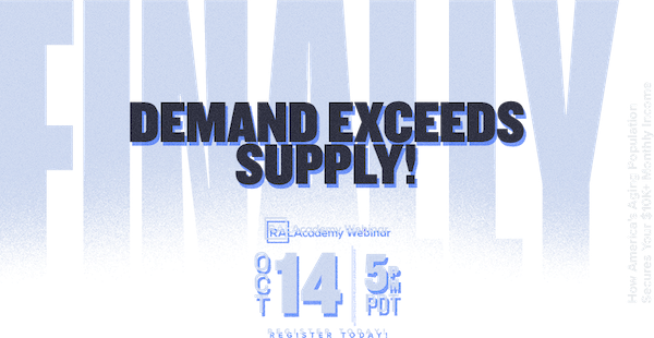 Finally Demand Exceeds Supply